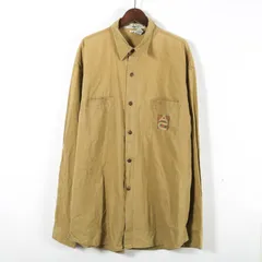 アメリカンクルセーダー 長袖シャツ ビンテージ アメリカ古着 ヴィンテージ メンズ Lサイズ ベージュ AMERICAN CRUSADER 【中古】
