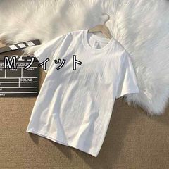 美品＊MACHATT モックネックオーバーTシャツ ホワイト 白 綿100
