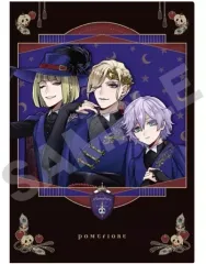 【中古】クリアファイル ポムフィオーレ(フレーム) A4シングルクリアファイル 「ディズニー ツイステッドワンダーランド」