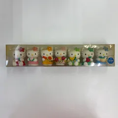 【レトロ】ハローキティ　フルーツドール　7体　セット　ソフビ製　フィギュア