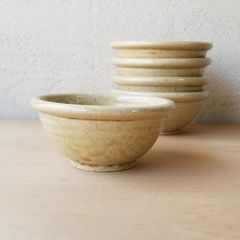 ※豆鉢 5個セット　小鉢　豆小鉢　( こね鉢 捏ね鉢 古瀬戸 瀬戸 民藝 作家 )