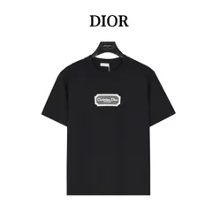 【今日特価】Dior / ディオール 25ss 刺繍シルバーロゴ T シャツ
