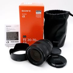 【ほぼ新品】SONY FE 20-70mm F4 G SEL2070G 箱/説明書/収納袋/レンズフード/レンズキャップ付き