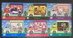 △M084-28　amiibo　カード　アミーボ　どうぶつの森　サンリオ　コラボ　6点　セット