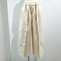 GM-P016 コムデギャルソン COMME des GARCONS 綿ウールクロス ワイドパンツ 生成り Mサイズ 2004年S/S