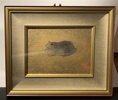 【油彩画】松村 公嗣　「かえる」