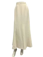 【中古】jun ashida ジュンアシダ スカート ロング ベージュ シルク 日本製 9号＿S24＿セルモアから出品＿s-0292-r24のサムネイル