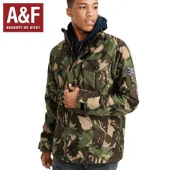 Abercrombie & Fitch 迷彩 ミリタリージャケット アバクロ Abercrombie & Fitch 迷彩柄ジャケット - メルカリ