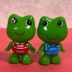 ケロちゃん人形 3体セット　ソフビ　フィギュア　レトロ 値下げ不可】ケロちゃん ケロヨン ソフビ フィギュア 3体 昭和