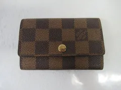R011　LOUISVUITTON 　louisvitton　ルイヴィトン　ヴィトン　ダミエ　ミュルティクレ　キーケース　6連　男女兼用　箱袋なし　中古