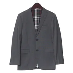 ■美品■BURBERRY BLACK LABEL バーバリーブラックレーベル テーラードジャケット サイズM ブレザー シングルジャケット 2B 裏地:チェック ブランド古着【中古】20250509/RA4672