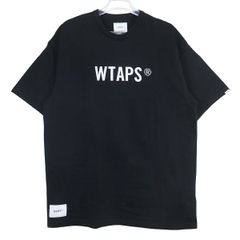 WTAPS ダブルタップス 24SS SIGN/SS/COTTON.TSSC 241ATDT-CSM22 サイン ショートスリーブ コットン Tシャツ ブラック クルーネック 半袖 カットソー サイズ03(L) julz