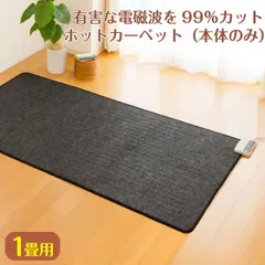 富士通ゼネラル ホットカーペット 2畳相当 電磁波カット カバーなし ゼンケン/電磁波をカットできるホットカーペット 2畳相当