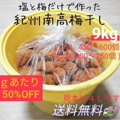 無添加】天日塩と梅だけの紀州南高梅