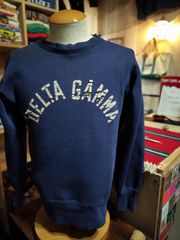 【vintage】50〜60's Champion スウェット ランタグ  ネイビー