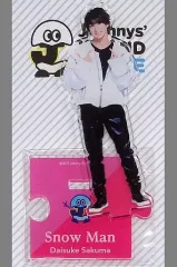 【中古】アクリルスタンド・アクリルパネル [台紙付き] 佐久間大介(Snow Man) アクリルスタンド 「Johnnys’ ISLAND STORE」
