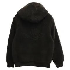 MONCLER (モンクレール) 23AW MAGLIA APERTA CON ZIP I20918G00023 バックロゴボアジップジャケット パーカー ブラックのサムネイル