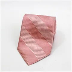 サルバトーレ フェラガモ シルク ネクタイ ストライプ柄  中古 ABランク