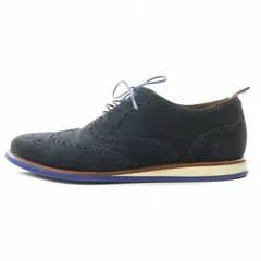 ヒューゴボス HUGO BOSS Oxford Suede Shoes オックスフォードスエードシューズ レースアップ ウイングチップ 45 紺 ネイビー 50260583 /BB ■AD ■OFのサムネイル