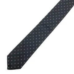 PRADA プラダ シルクジャガードネクタイ  ネイビー