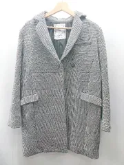 ◇ ⊇ SLY スライ チェック 長袖 コート サイズ1 ブラック レディース E  【1502180018688】