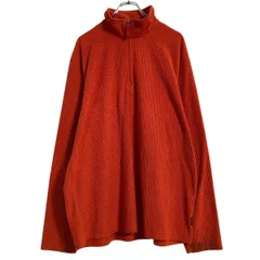 CHAPS ハーフジップ プルオーバー L オレンジ チャップス 古着卸 アメリカ仕入 a701-5539