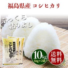 福島県産 コシヒカリ 白米 10kg お米 10キロ 新米