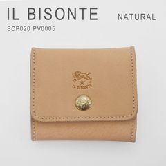 訳あり 新品未使用 イルビゾンテ 財布 コインケース レディース メンズ 革 本革 レザー ミニ財布 コインパース IL BISONTE C0774 120 SCP020 PV0005 ナチュラル [250207-08]