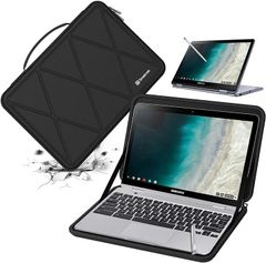 Smatree 호환품 하드 EVA 보호 슬리브 케이스 12.2인치 Samsung Chromebook Plus 노트북 전용 하드 케이스 내충격 M26(Black, For Samsung 12.2인치(M26))