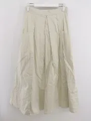 ◇ MOUSSY マウジー ロング フレア スカート サイズ2 ライトベージュ系 レディース P  【中古】 【1210030004063】