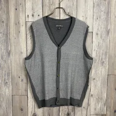 【Eddie Bauer エディーバウアー】コットン ニット ベスト ジャケット XL