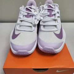 【訳あり特価】NIKE ナイキ ウィメンズ テニスシューズ ヴェイパーライト HC "ホワイト/アメジスト ウェーブ/ドール"（DC3431・116）