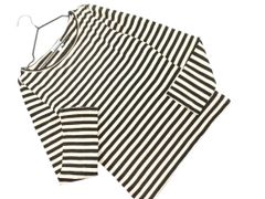Jocomomola ホコモモラ ボーダー カットソー size40/白ｘ黒 ■◇ レディース