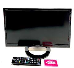☆ 送料無料‼ 美品 シャープ 22V型 液晶 テレビ AQUOS LC-22K45-B ブラック フルハイビジョン 外付HDD対応 裏番組録画