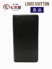 【良品】LOUIS VUITTON ルイヴィトン タイガ ポルトバルール・カルトクレディ アルドワーズ M30394 札入れ 長財布 ブラック 小銭入れなし メンズ
