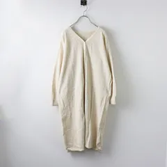 スタジオクリップ studio CLIP コットン ニット カーディガン ワンピース F/ライトベージュ ロング チュニック 羽織り【2400014403015】