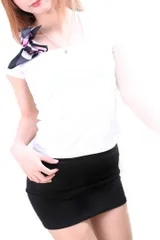 What's!? 上下セット メンズエステ メンエス 衣装 Tシャツ スカート( 上ホワイト　下ブラック)