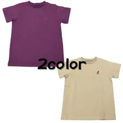 【新品】GRAMICCI(グラミチ)　KIDS　ワンポイント　TEE 　2color　ベージュ　パープル　110 120 GKT-19F208-K