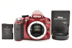 ★良品★《ショット数5,110回 》ニコン Nikon D3200 ボディ レッド デジタル一眼レフ★　RR7934＃12