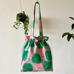 新品未使用　ミナペルホネン swing 巾着バッグ　ハンドメイド　完売品 mina perhonen - 【美品】 mina perhonen / ミナペルホネン