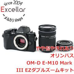 [bn:7] OLYMPUS　OM-D E-M10 Mark III EZダブルズームキット　ブラック 元箱あり