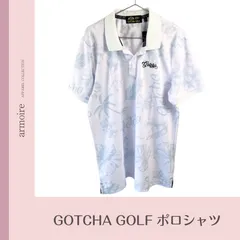 値下げ　GOTCHA GOLF ポロシャツ リゾート柄 夏のおしゃれに♪