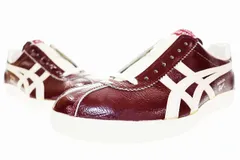 オニツカタイガー Onitsuka Tiger デッドストック 1995年 復刻 日本製 VICKKA 72 1995 27.5cm TFW009 90s ビッカー セブンツー エナメル レザー トレーニングシューズ エンジ 【中古】▲■250515