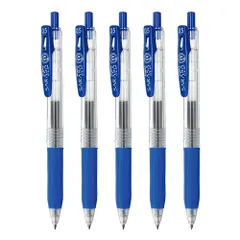 【人気商品】ゼブラ ジェルボールペン サラサクリップ 0.5mm 青 5本セット P-JJ15-BL5-AZ