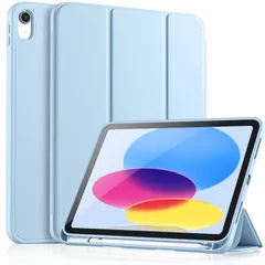 【特価セール】10.9インチ対応iPad ケース ケース 三つ折りスタンド ペンシル収納ホルダー付き 対応iPad 対応iPad 第10世代 カバー 軽薄 2022モデル 軽量 オートスリープ機能対応 対応iPad 10世代 第10世代 ケース 第10世代専用
