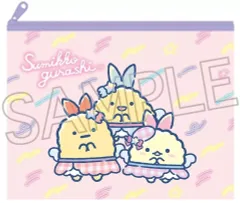 【中古】バッグ しっぽず(ピンク/散りばめ) ビニールポーチ 「すみっコぐらし」