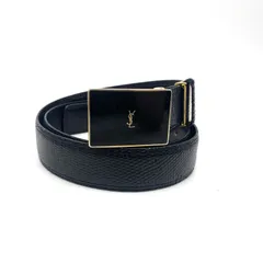 Yves Saint Laurent レザーベルトゴールド金具 男女兼用 2025年最新】Yves Saint Laurent メンズ ベルトの人気アイテム