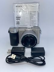 ソニー　a6000 SONY α6000 パワーズームキット　シルバー　ILCE-6000L E PZ 16-50mm