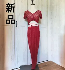 ★新品★ベリーダンス衣装ラメ入セットアップ　レッスン着ウェア練習着　トップス　スカート　ワインレッド 舞台衣装 発表会