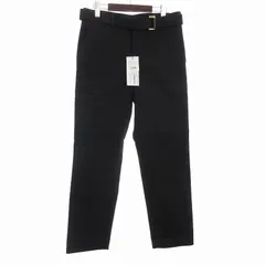 サカイ sacai タグ付き 24SS カーハート Carhartt WIP Suiting Bonding Pants パンツ ロング テーパード ワンポイント ロゴ 8424-03389M 黒 ブラック 2 M位 ■SM3 ☆AA★のサムネイル